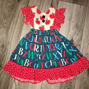 Eleanor rose alphabet school dress